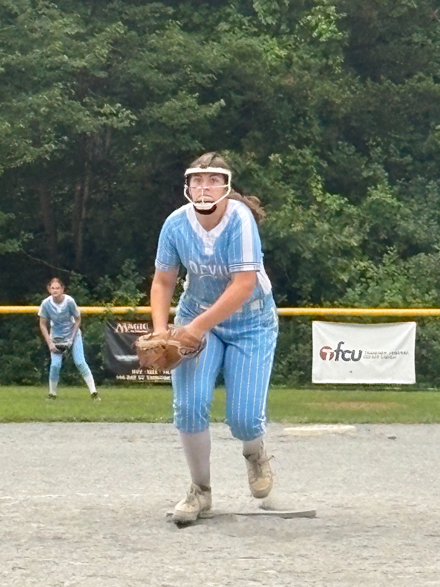 Metrowest Devils infielder charging a ground ball